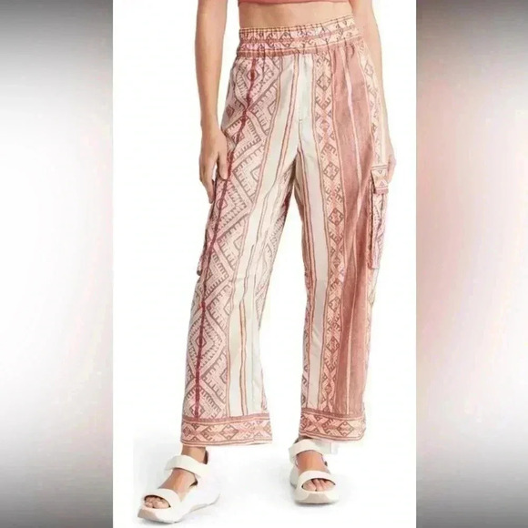 Free People Geo Cargo Pants XS NWT - Picture 1 of 7